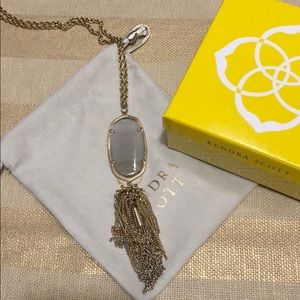 Kendra Scott Rayne Necklace in Slate